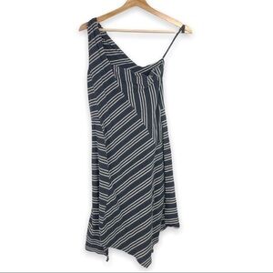 Anthropologie, Maeve - Striped One Shoulder Dress - XS